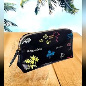 - ***TROPICAL THEME*** VICTORIA'S SECRET PARADISE  FUN COSMETIC POUCH NW…